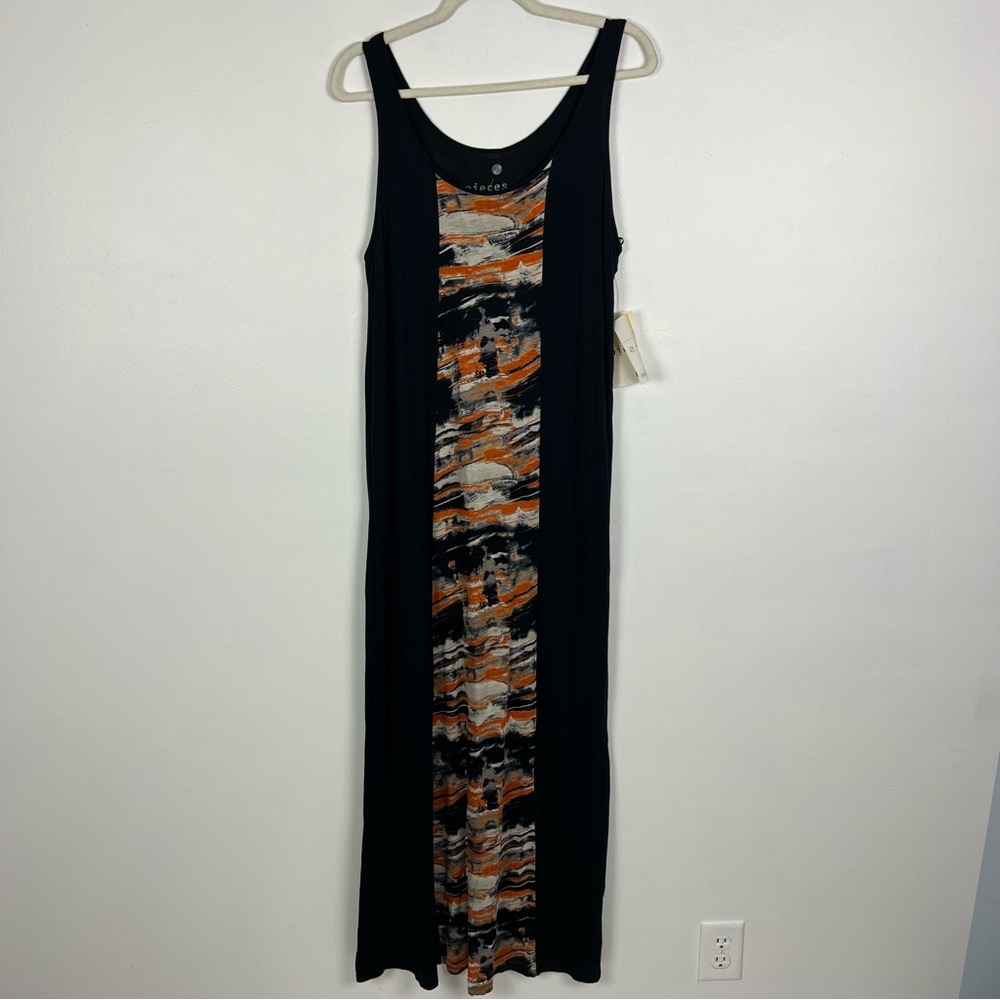 Pieces Kensie NWT Maxi Dress Sleeveless Stretch Knit Scoop Neck Size XL